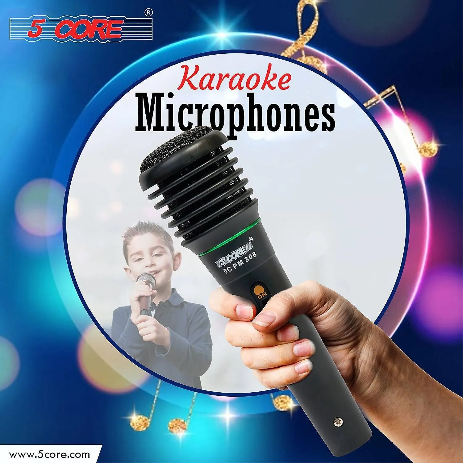 Cardioid Microphone with 12ft XLR Connector 308P