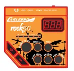 Carlsbro ROCK50 3-Piece Compact Electronic Digital Drum Kit