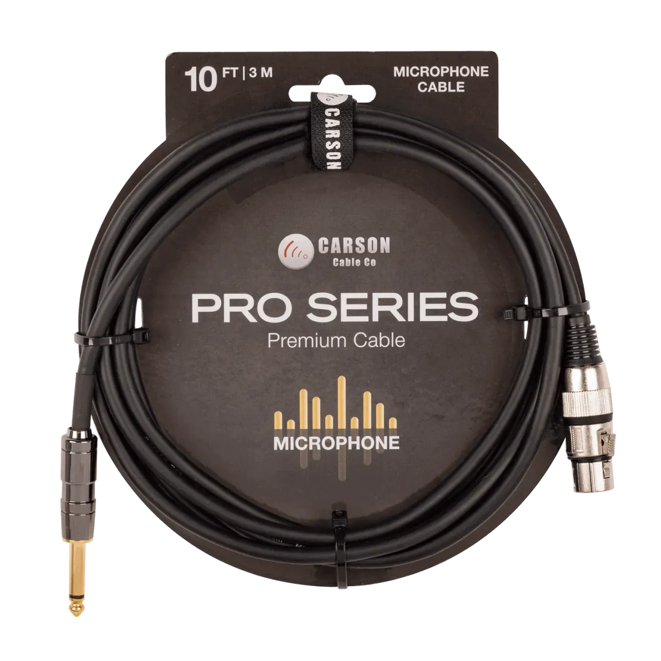 Carson Pro - 10 foot XLR to Jack Mic. Cable