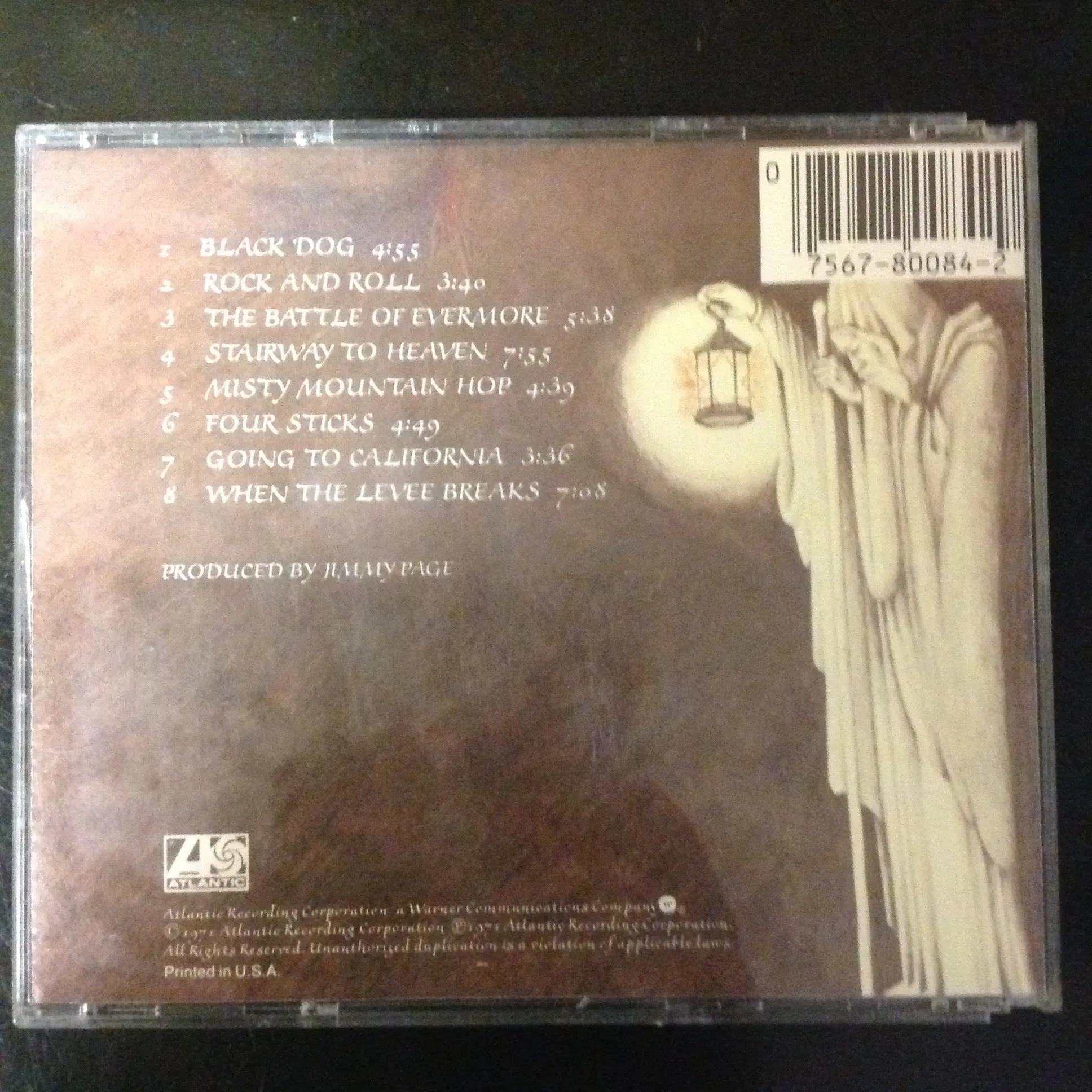 CD Led Zeppelin Untitled Atlantic 19129-2 Europe 250 008