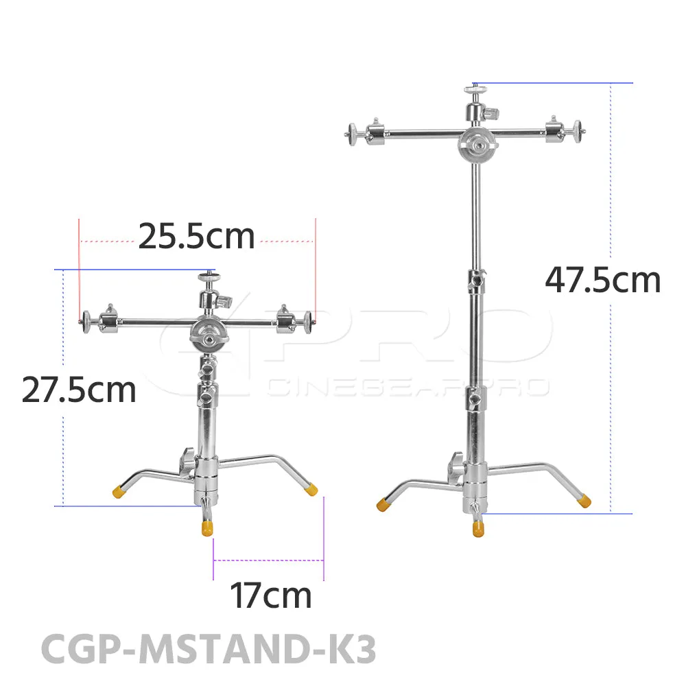 CINEGRIPPRO 3 Sections Mini C-Stand