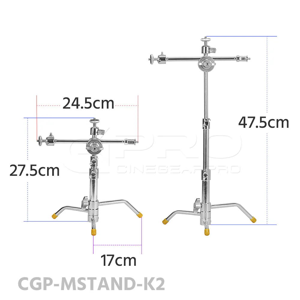 CINEGRIPPRO 3 Sections Mini C-Stand