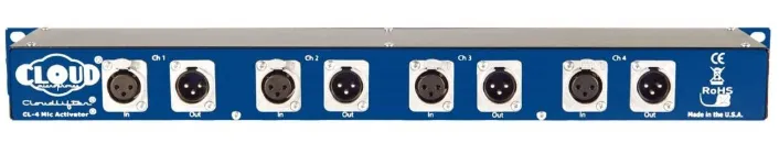 Cloud Microphones CL-4 4-Channel Rack Mounted Mic Activator