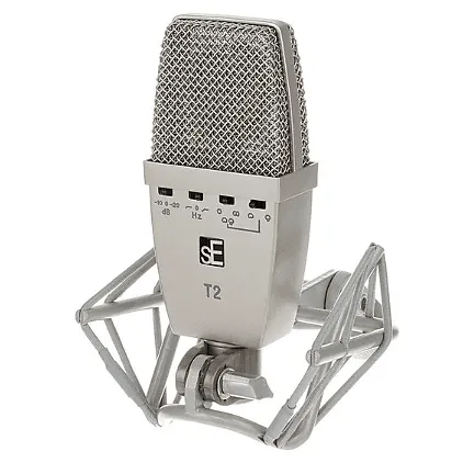 Condenser microphone sE Electronics T2 Large Diaphragm Multipattern Condenser Microphone