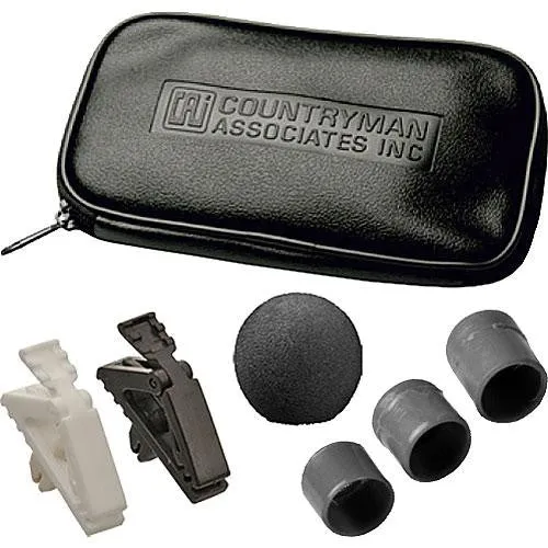 Countryman B3 Omnidirectional Lavalier Mic, Low Sens, with Hardwired 3-Pin XLR Connector (Black)