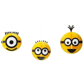 Despicable Me Minion Honeycomb Decorations