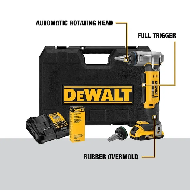 DeWALT 20V (DCE400D1) MAX XR 1 In. PEX Expander Tool Kit