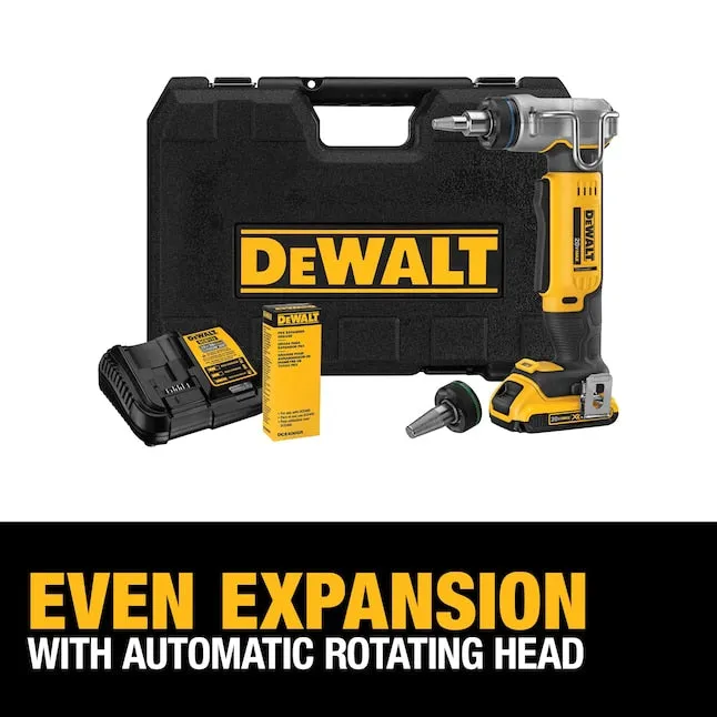DeWALT 20V (DCE400D1) MAX XR 1 In. PEX Expander Tool Kit