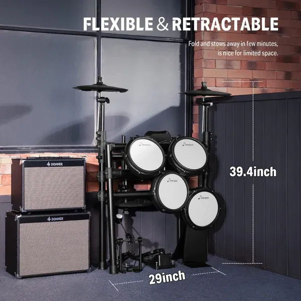 DONNER Electronic Drum Set DED-400