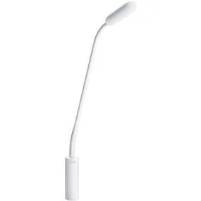 DPA Microphones 4098 CORE Supercardioid Microphone w/Top & Bottom Gooseneck and XLR Connector - 13" Boom (White)