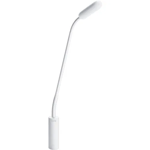 DPA Microphones 4098 CORE Supercardioid Microphone w/Top & Bottom Gooseneck and XLR Connector - 13" Boom (White)