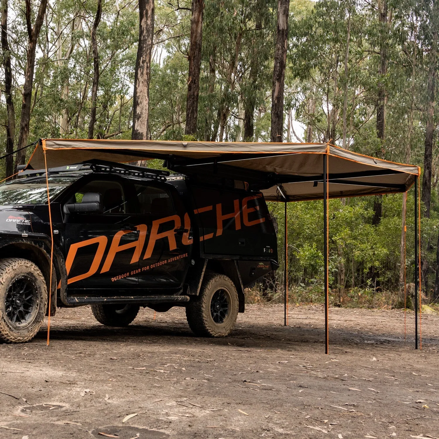 Eclipse 270° Freestanding LED Swing Arm Awning (UK Passenger Side) - Darche - T050801740