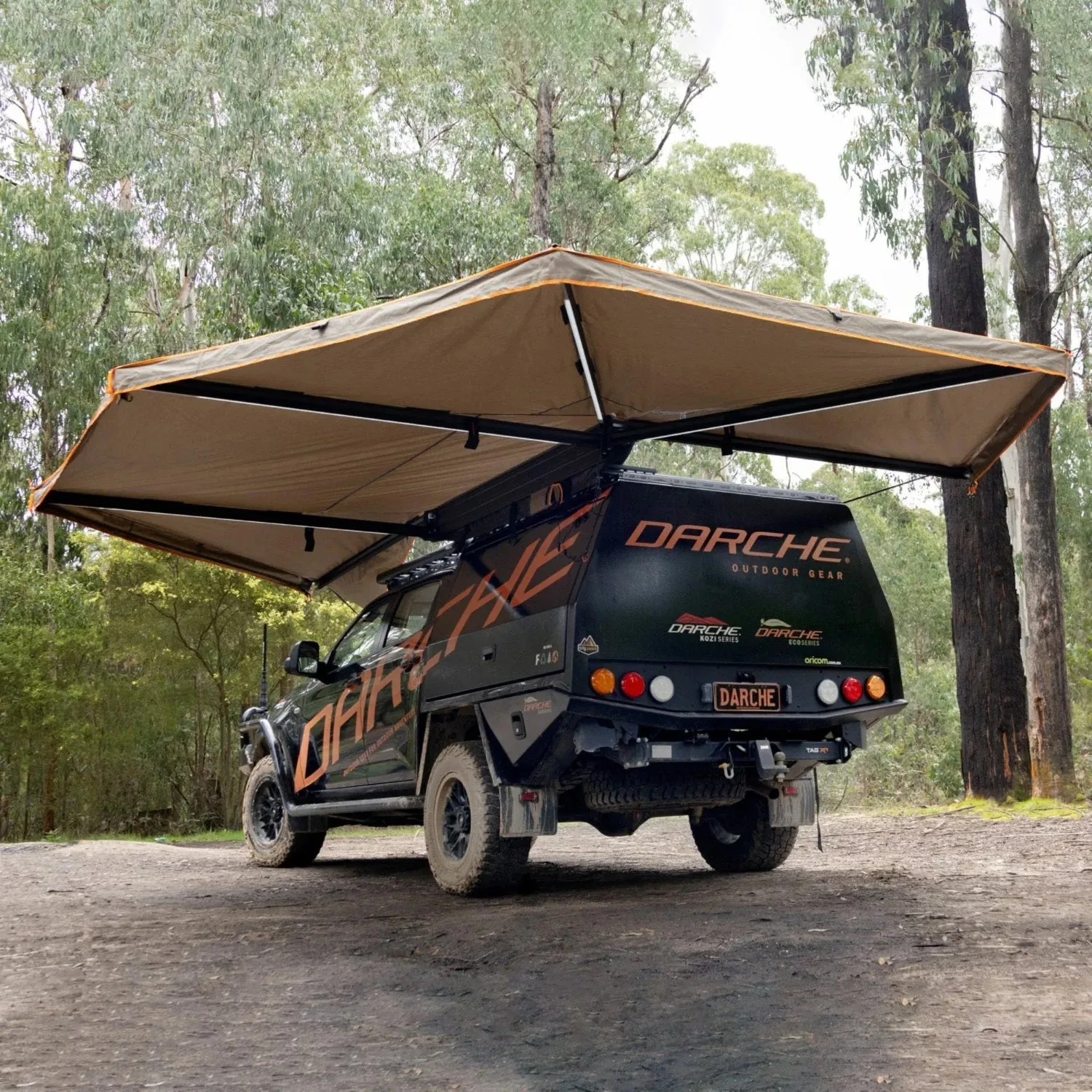 Eclipse 270° Freestanding LED Swing Arm Awning (UK Passenger Side) - Darche - T050801740