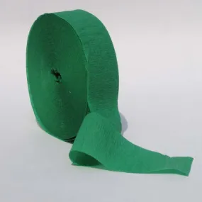 Emerald Green Crepe Streamers 150&#039; Long