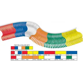 Fiesta Poly Fringe Streamer Pennants 60' Strings