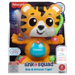 Fisher-Price Link Squad Bop & Groove Tiger Interactive Learning Toy