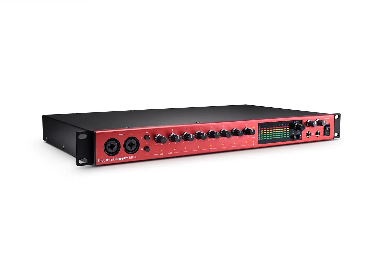 High-Performance Focusrite Clarett  8 Pre USB Studio-Grade Audio Interface with 18 Inputs and 20 Outputs
