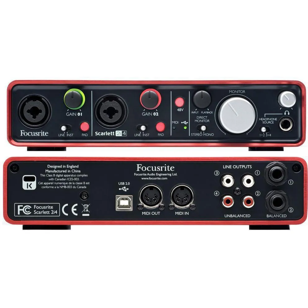 Focusrite Scarlett 2i4 (2nd Gen)