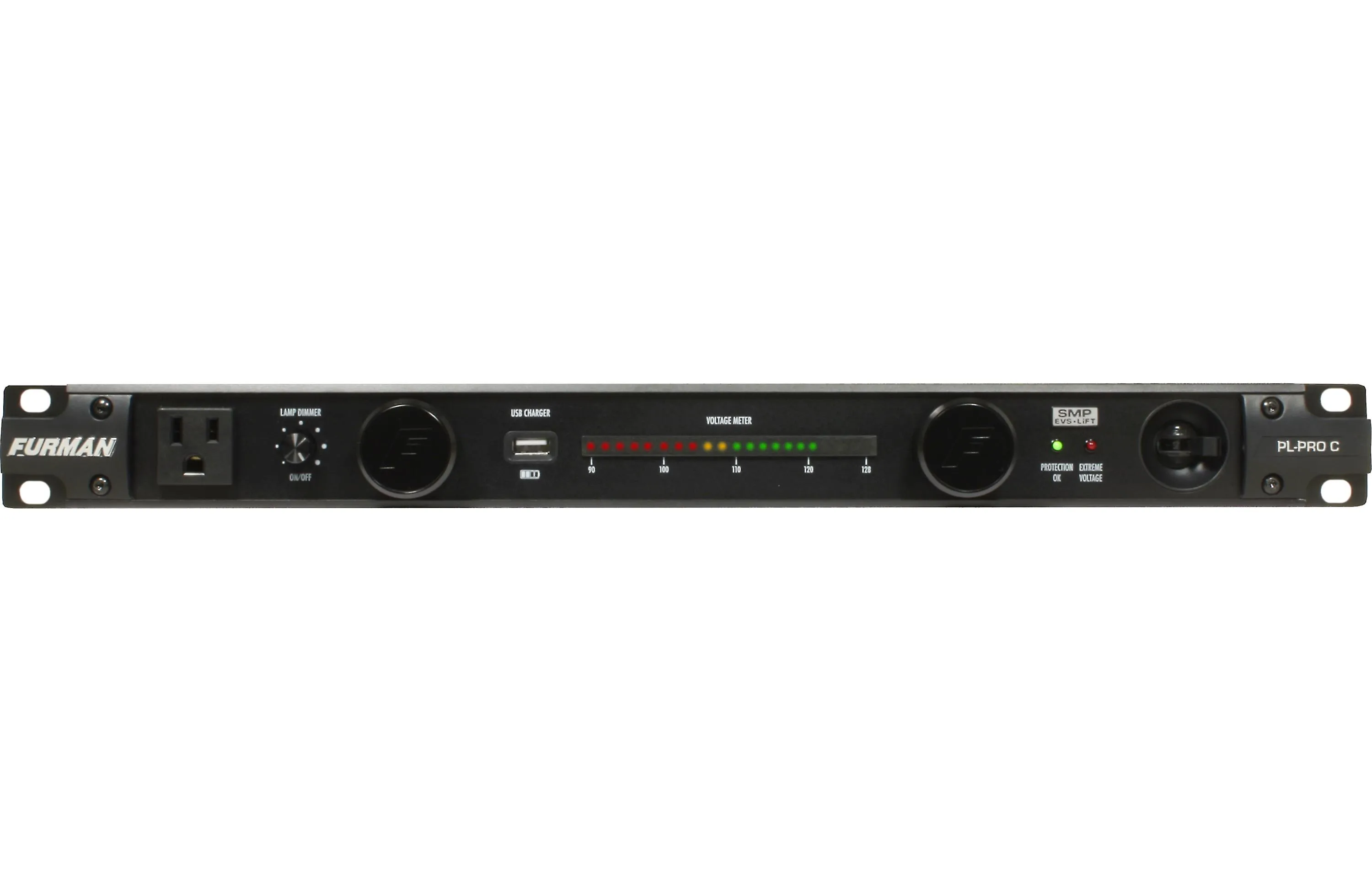 Furman PL-PROC 20-Amp Power Conditioner and Surge Protector with Voltmeter Factory Refurbished