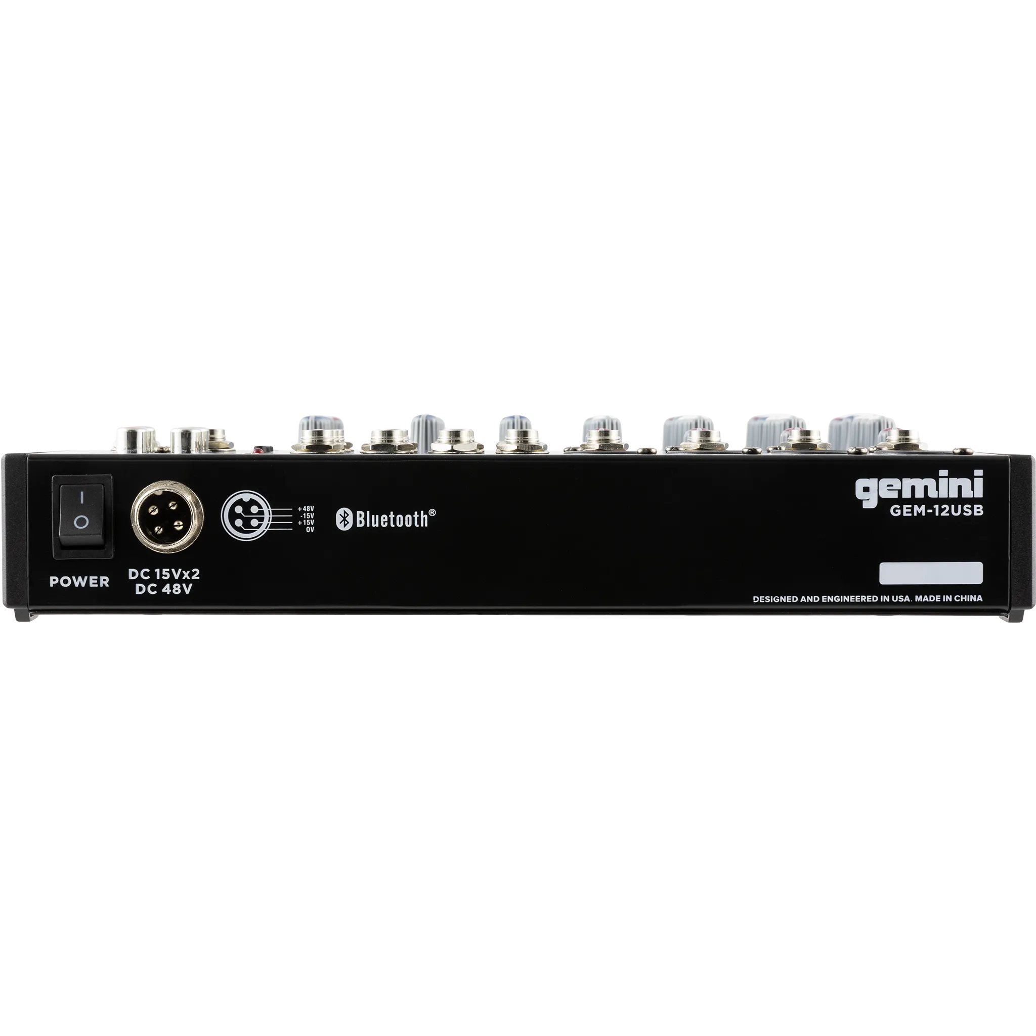 Gemini Compact 12 Channel USB and Bluetooth Mixer