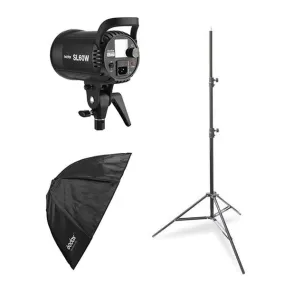 Godox SL-60W LED Starter Kit (Including Large Softbox and Light Stand) - Bundle