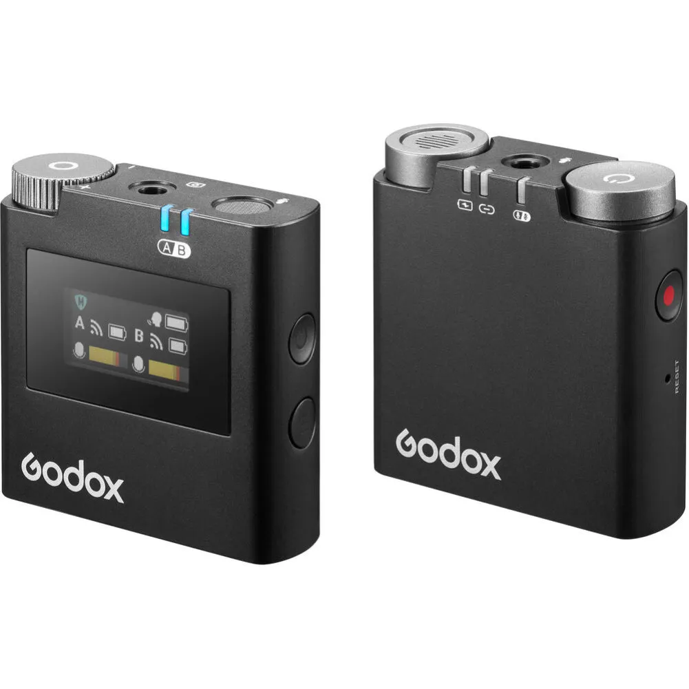 Godox Virso S M1 Wireless Microphone System for Sony Cameras and Smartphones (1 TX   1 RX)