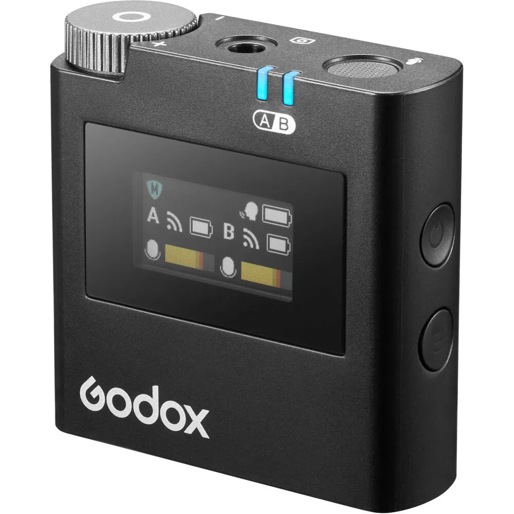 Godox Virso S M1 Wireless Microphone System for Sony Cameras and Smartphones (1 TX   1 RX)