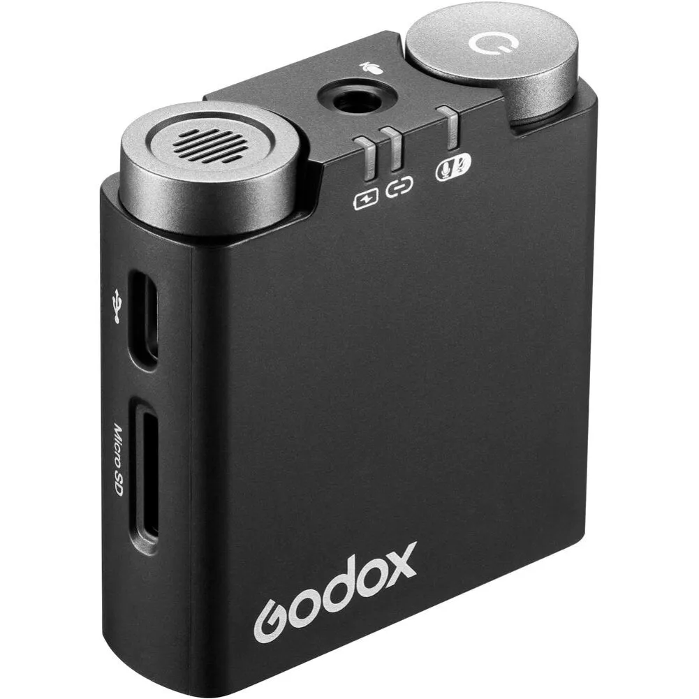 Godox Virso S M1 Wireless Microphone System for Sony Cameras and Smartphones (1 TX   1 RX)