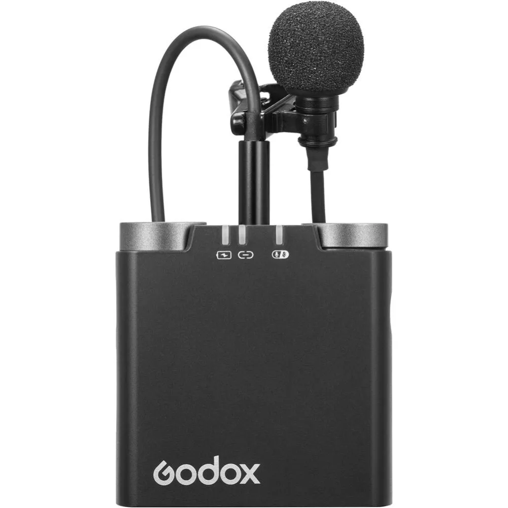 Godox Virso S M1 Wireless Microphone System for Sony Cameras and Smartphones (1 TX   1 RX)