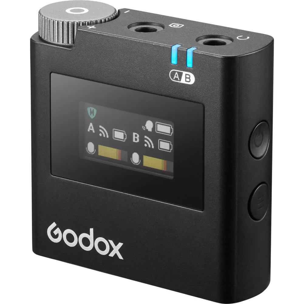 Godox Virso S M1 Wireless Microphone System for Sony Cameras and Smartphones (1 TX   1 RX)