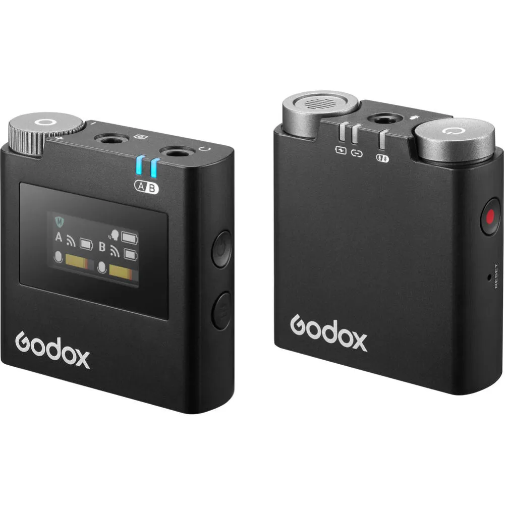 Godox Virso S M1 Wireless Microphone System for Sony Cameras and Smartphones (1 TX   1 RX)