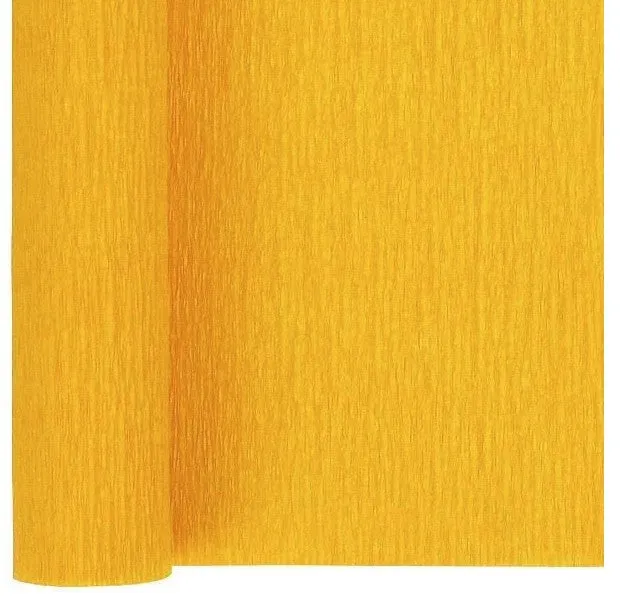 Gold Crepe Paper Folds Sheet 20in x 8ft | 1ct