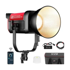 GVM PRO-SD300B 300W Bi-Color Monolight V-mount Mesh Bluetooth