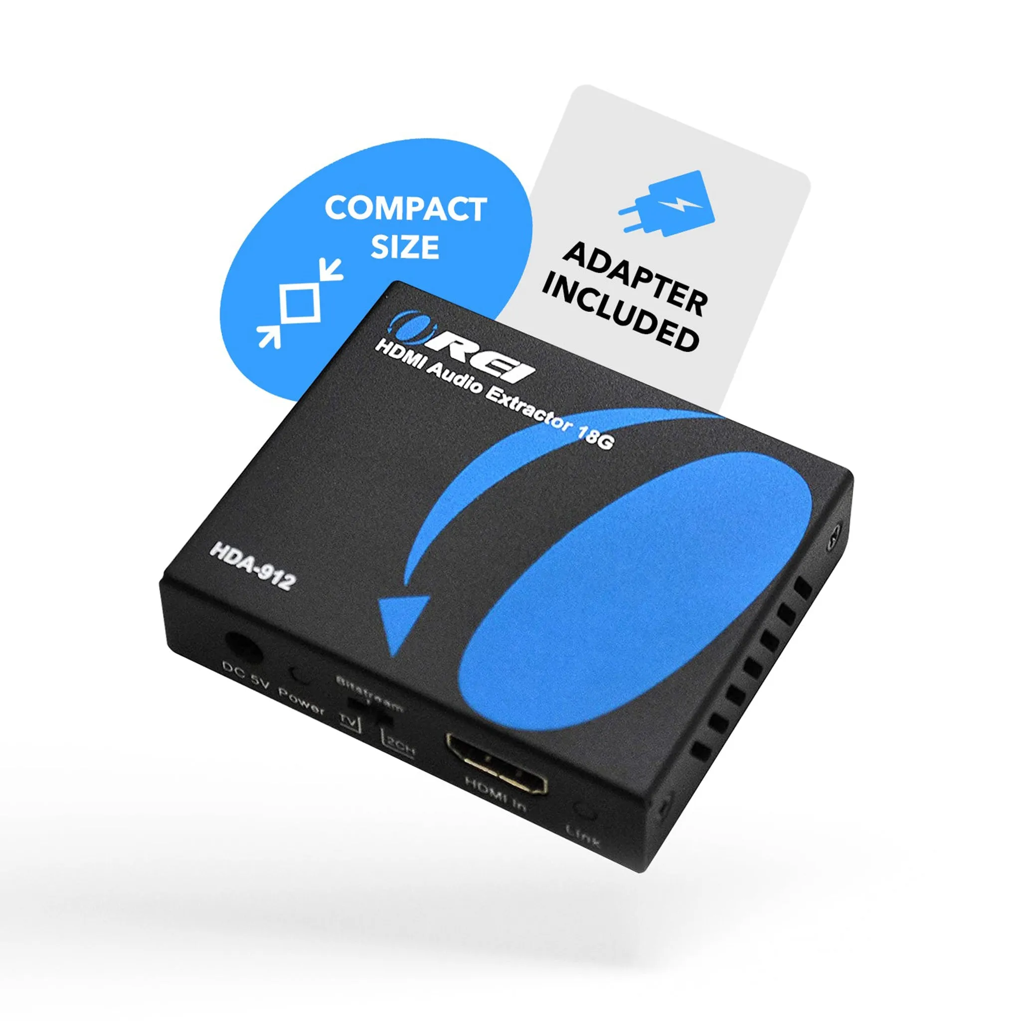 HDMI Audio Extractor Converter - SPDIF   3.5mm Output (HDA-912)