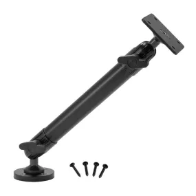 Heavy Duty AMPS Mounting Pedestal with 10" Arm and 4-Hole Drill Base