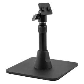 Heavy-Duty Pedestal Stand with Weighted Base and Telescoping Arm - Dual-T Compatible