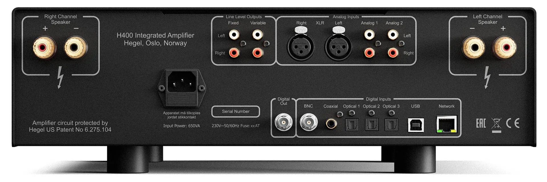 Hegel H400 Integrated Amplifier