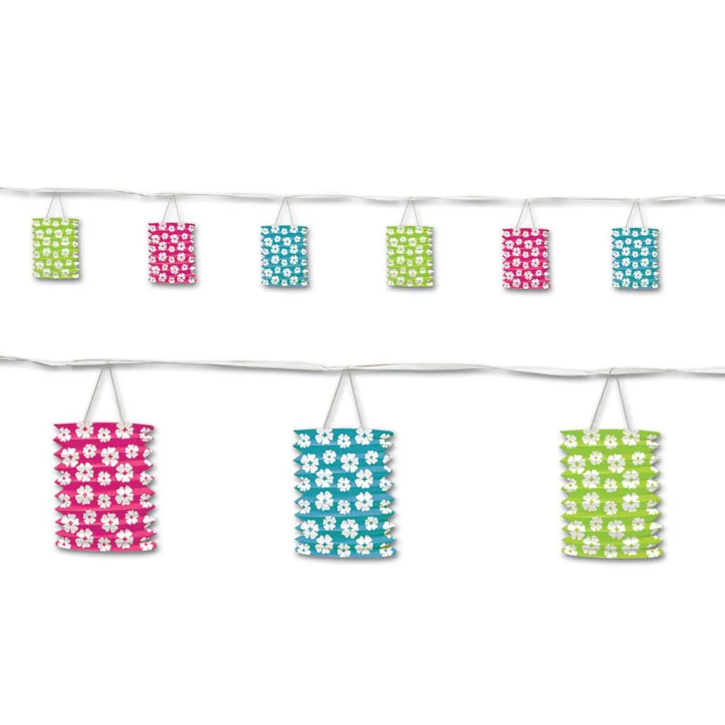 Hibiscus Lantern Garland