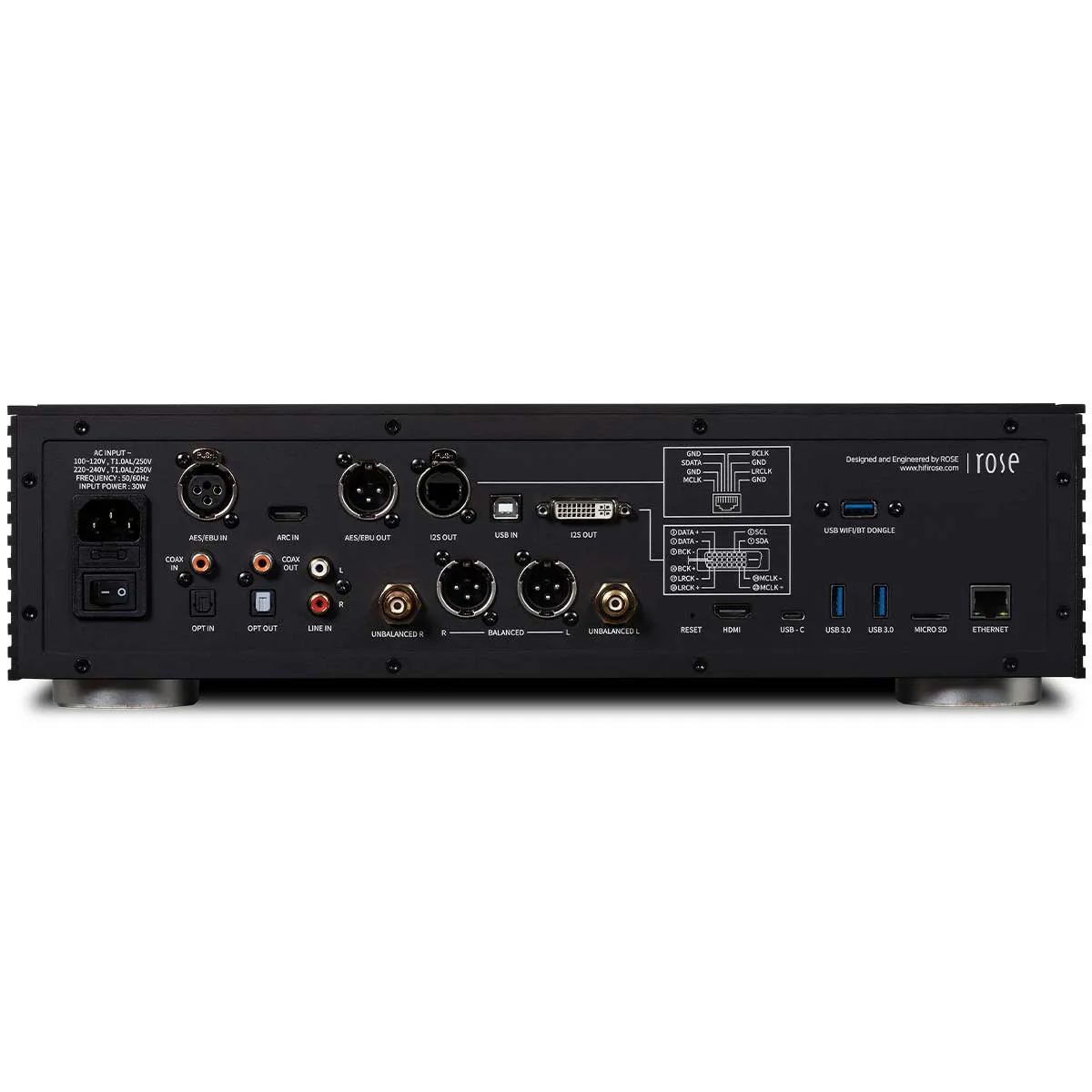 HiFi Rose OPEN BOX RS150 Reference HiFi Network Streamer - Black - Excellent Condition