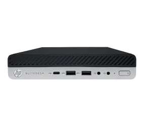 HP EliteDesk 800 G4 MINI, Intel Core i7-8700T 2.4GHz, 16GB DDR4, 500GB NVMe SSD, Refurbished