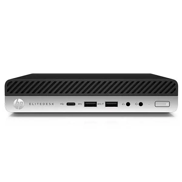HP EliteDesk 800 G5 Tiny Mini PC i5-9500T Turbo 3.7 GHZ 16GB RAM 256GB NVME SSD 4GB Graphics Windows 11 2X 24" Monitors Wired Keyboard Mouse