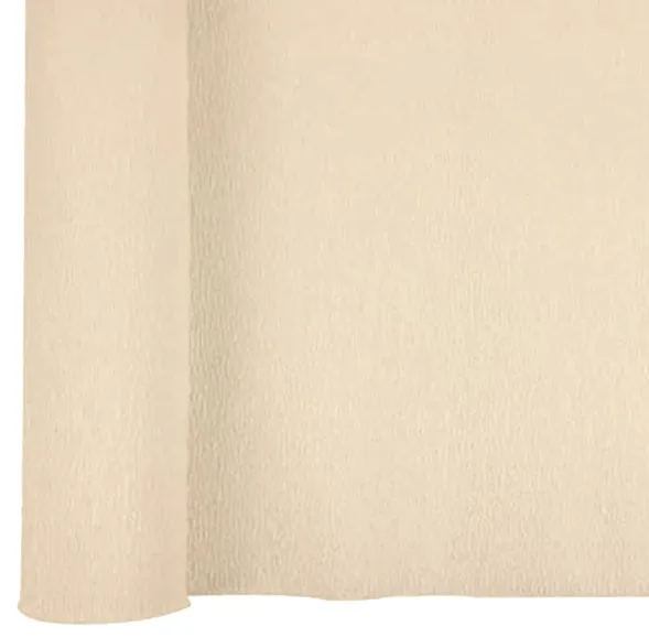 Ivory Crepe Paper Folds | 20 in x 8 ft Sheet