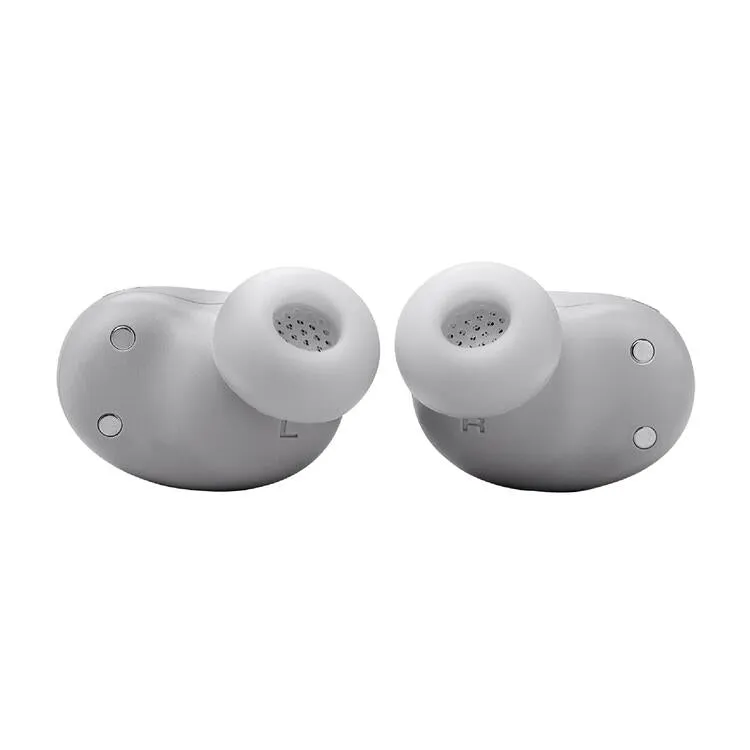 JBL Live Buds 3 | Écouteurs intra-auriculaires - Écran tactile LED 1,45" - Bluetooth - Argent