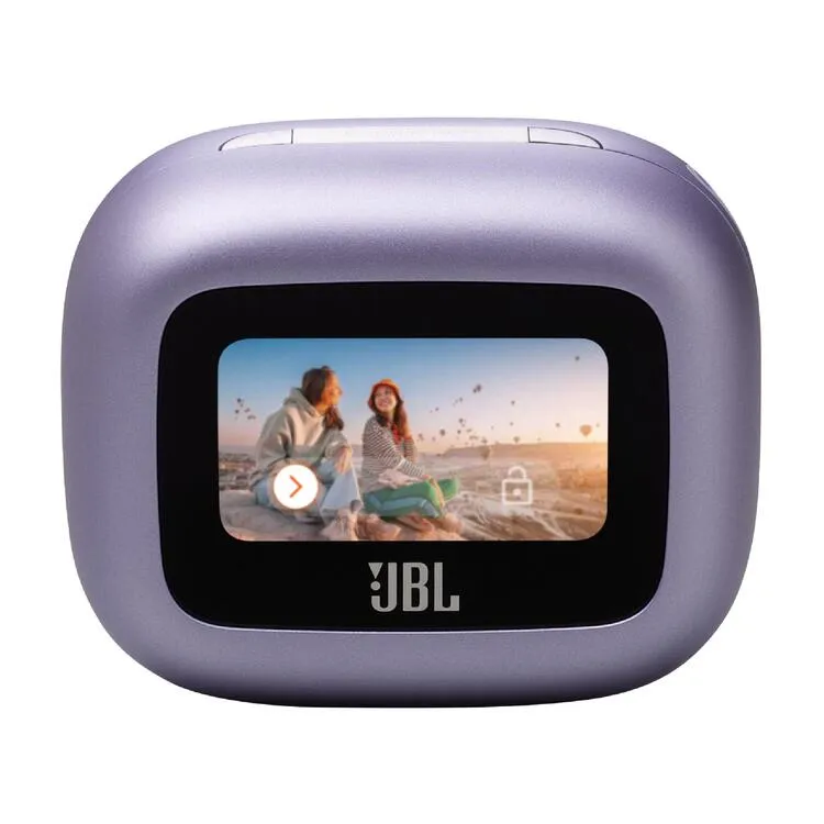 JBL Live Buds 3 | Écouteurs intra-auriculaires - Écran tactile LED 1,45" - Bluetooth - Mauve