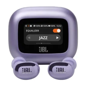 JBL Live Buds 3 | Écouteurs intra-auriculaires - Écran tactile LED 1,45" - Bluetooth - Mauve