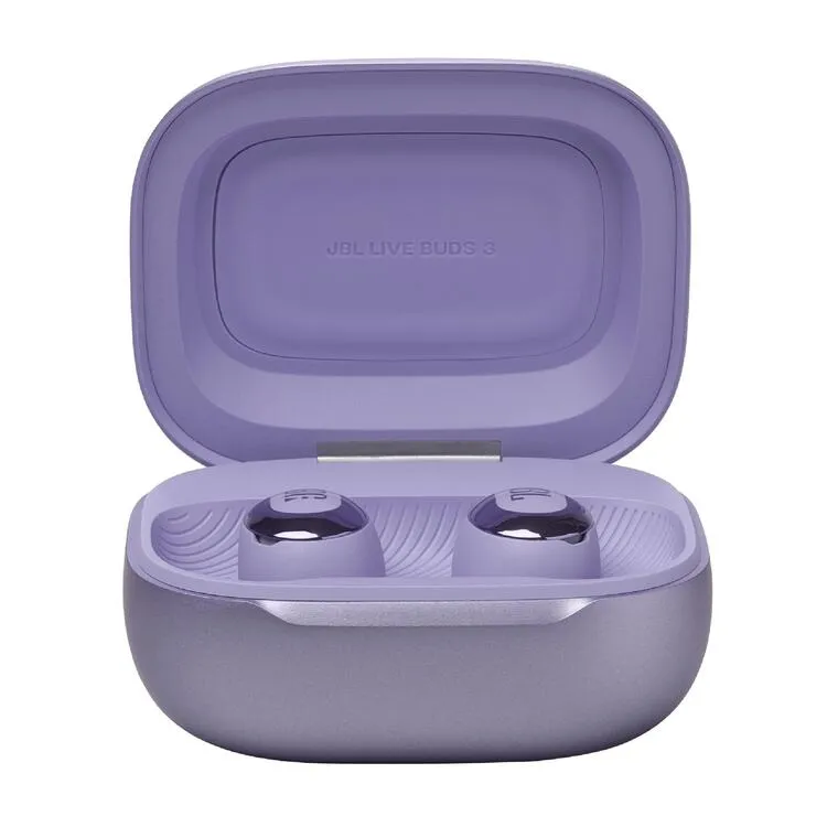 JBL Live Buds 3 | Écouteurs intra-auriculaires - Écran tactile LED 1,45" - Bluetooth - Mauve