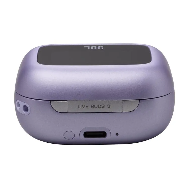JBL Live Buds 3 | Écouteurs intra-auriculaires - Écran tactile LED 1,45" - Bluetooth - Mauve
