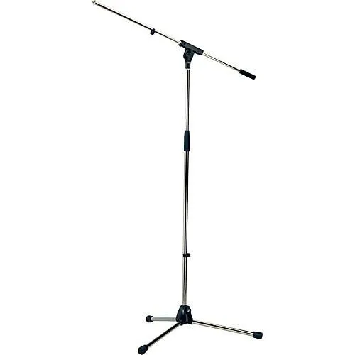 K&M 210/6 Microphone Boom Stand (Chrome)