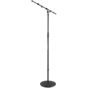 K&M 26145 Round Base Microphone Stand w/Boom
