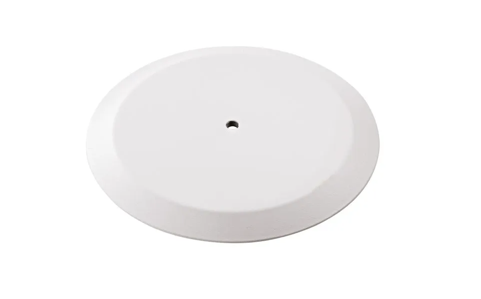 K&M 26700 Microphone Round Base - 18"x1" (White)